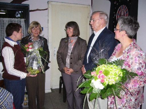 Die Verabschiedung von Friedel und Klara im Juni 2012